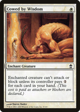 Intimidado pela Sabedoria / Cowed by Wisdom - Magic: The Gathering - MoxLand